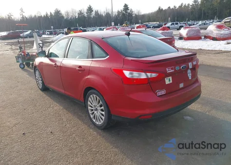 2012 Ford Focus Titanium из США, поврежденный, VIN 1FAHP3J25CL330161